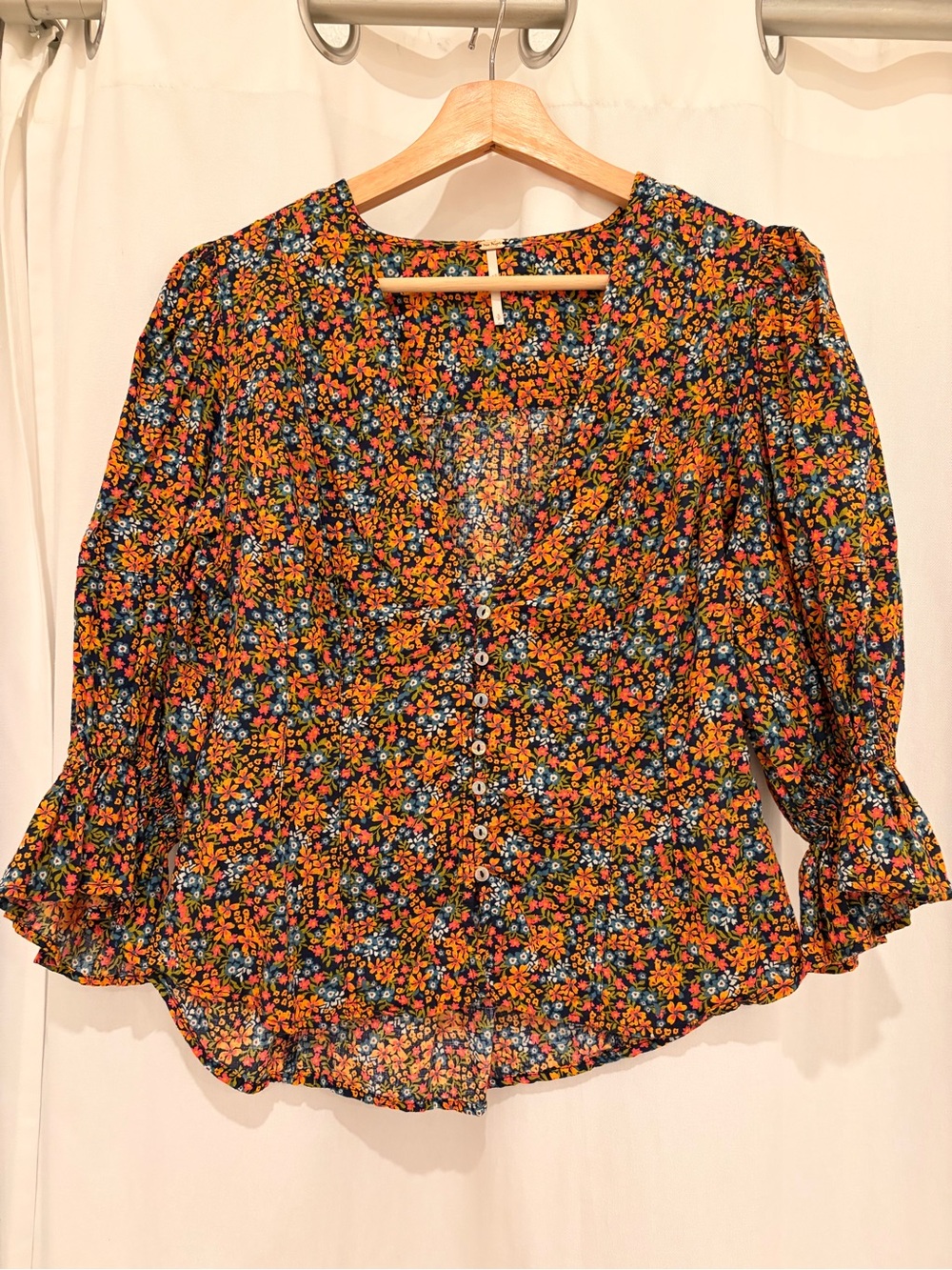 LAST CHANCE - Free People Floral Top